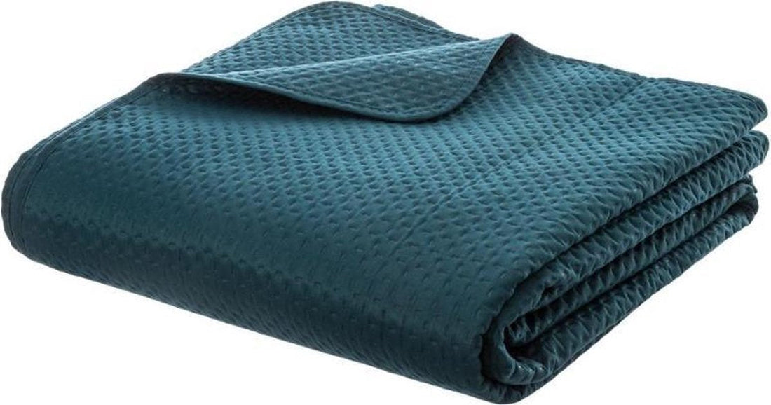Atmosphera bedsprei blauw/groen 260 x 240 cm – met 2 kussenslopen 60 x 60 cm