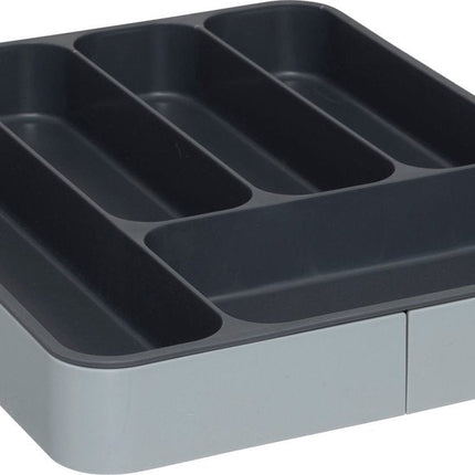 5Five Range-couverts extensible XL - 39x5,5x31cm - Gris