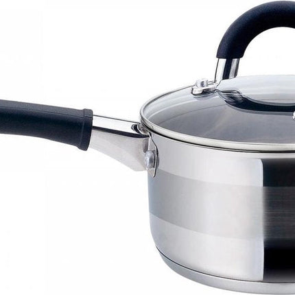 Kinghoff 1256 - casserole avec couvercle - Ø18 cm - inox - 2,1 litres