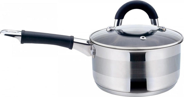 Kinghoff 1256 - casserole avec couvercle - Ø18 cm - inox - 2,1 litres