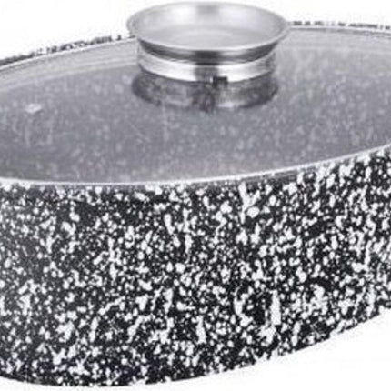 Klausberg KB-7366 Braadpan - met deksel - 8L - Gietijzer