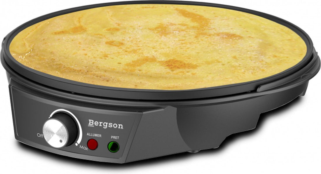 Bergson BCP612 crêpe maker – elektrische pannenkoekenmaker, Ø 30 cm, 1200 W