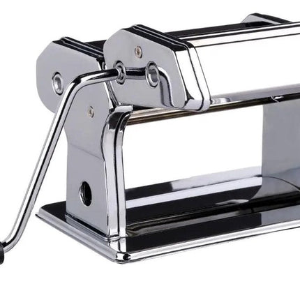 5Five Machine à pâtes avec poignée de table - Acier inoxydable - Argent - L37 x P15 x H20 cm