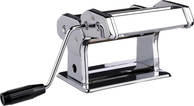 5Five Machine à pâtes avec poignée de table - Acier inoxydable - Argent - L37 x P15 x H20 cm