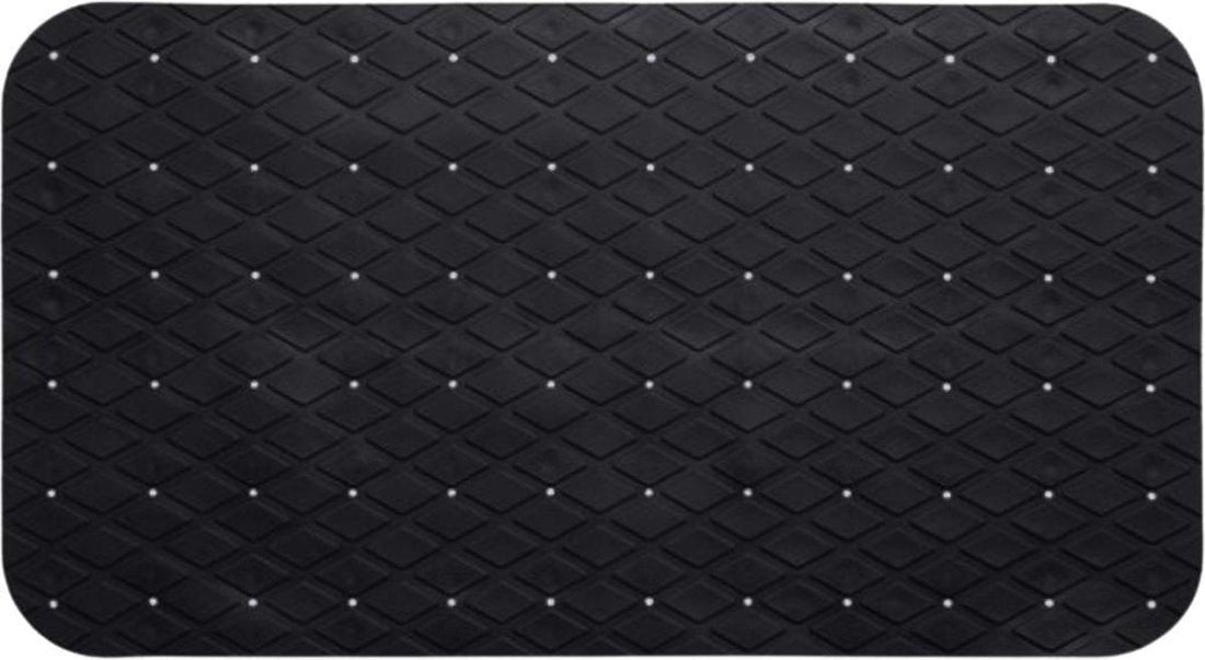 Anti-slip mat black 69x39 cm - Shower mat shower - Bath mat non-slip bath