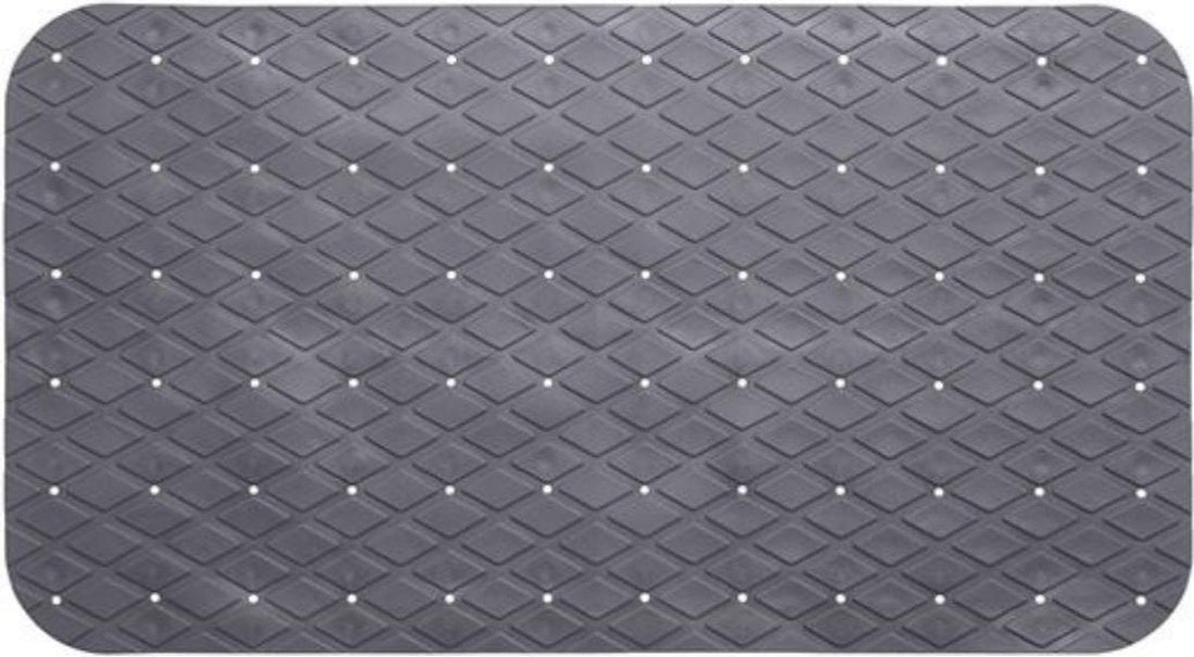 Non-slip bathroom mat with suction cups 70x35cm - Grey - Bath shower - Anti-slip bath mat children