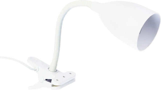 Atmosphera Lampe de bureau à pince - Design Light Classic - blanche - H43 cm - Lampe de lecture