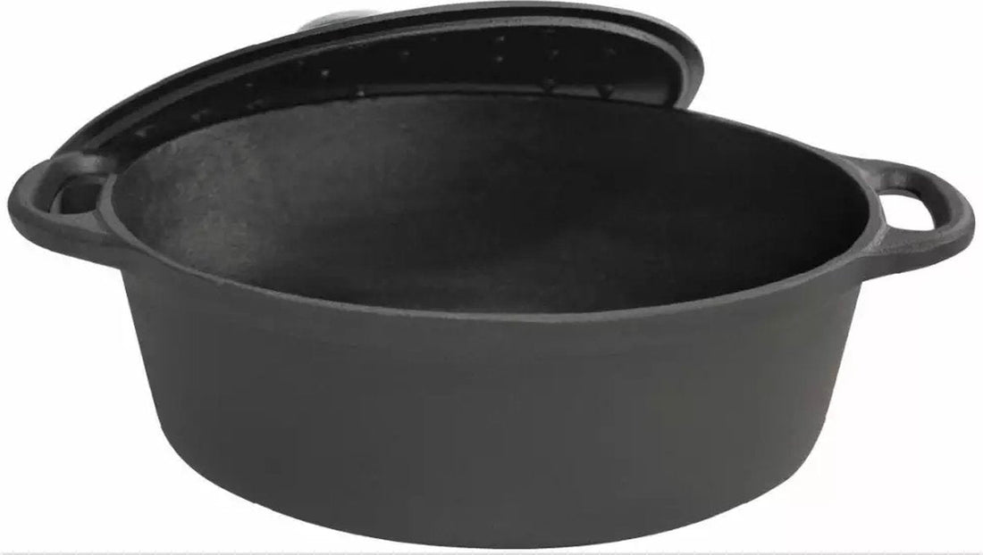 Kinghoff 1531 - Roasting pan - 6.2L - Cast iron - all heat sources - 33 cm - oval