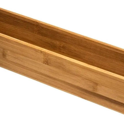 5Five Range-couverts/organiseur de cuisine - Lot de 2 pièces - 1 compartiment - bambou - 38 x 8 x 7 cm - séparateur de tiroir