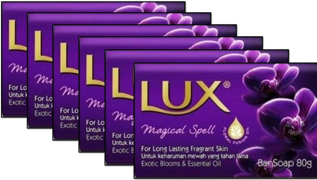 Savon Lux - Sortilège Magique - Orchidée Noire - Pack Économique 6 Pièces