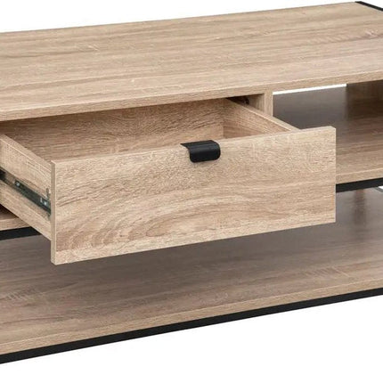 5Five Aliaj Table basse - 1 Tiroir - Beige - 100 x 40 x H 50 CM