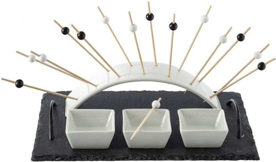 Serving set - snacks and light dishes - 5-piece
