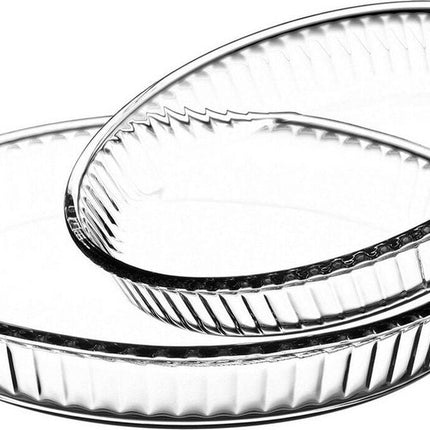 Secret de Gourmet - Lot de 2 plats à four ronds - Verre - 26 et 32 cm