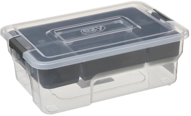 5Five Boîte de rangement et de tri - 5 compartiments - 30 x 21 x 11 cm - plastique - boîte de rangement - 5000 ml