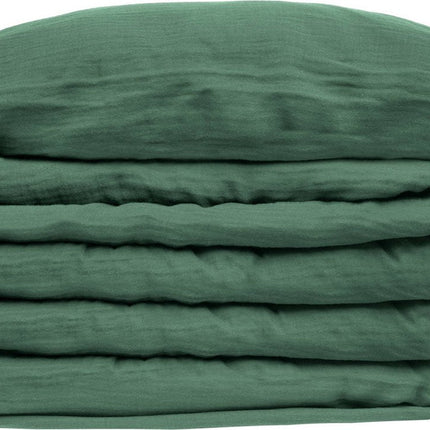 Parure de lit complète en gaze de coton, 240 x 220 cm