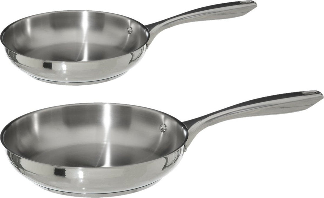 Secret de Gourmet Acoma Bratpfannen - D20 und D28 cm - Alle Herdarten - Silber Edelstahl
