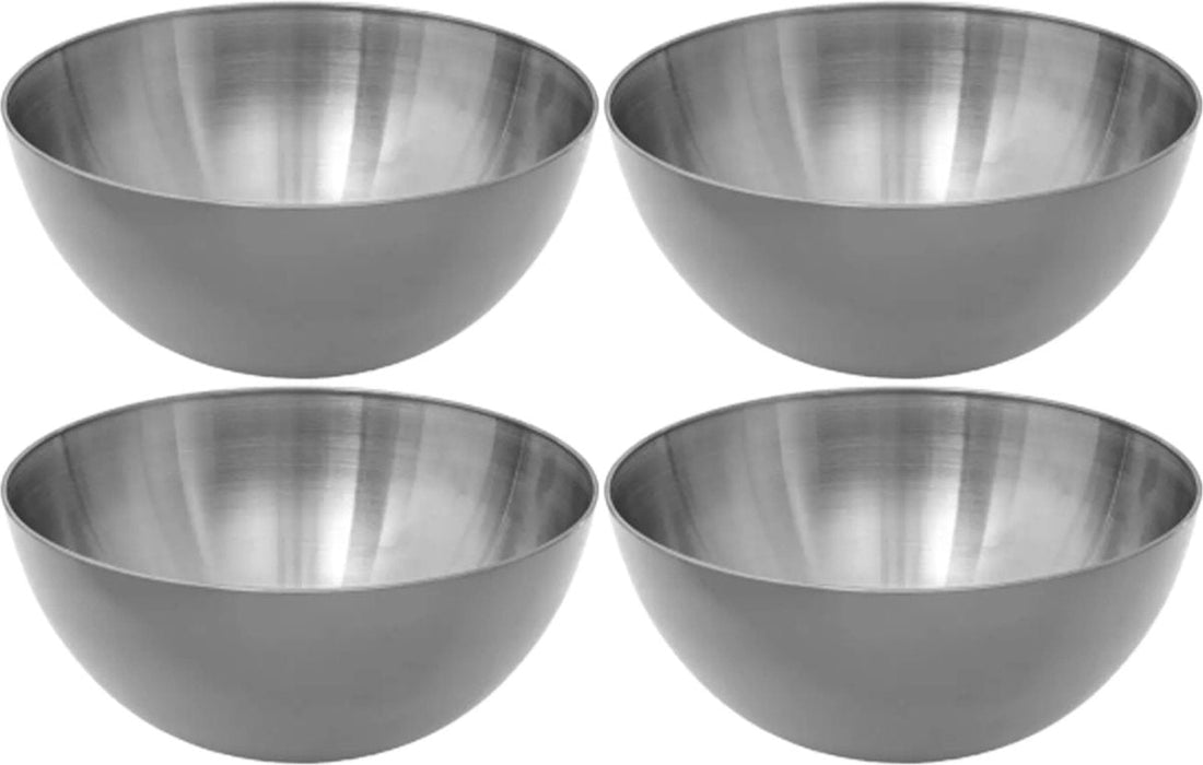 Secret de Gourmet - Slakommetjes/Schaaltjes - Set 8x - RVS - D13 cm