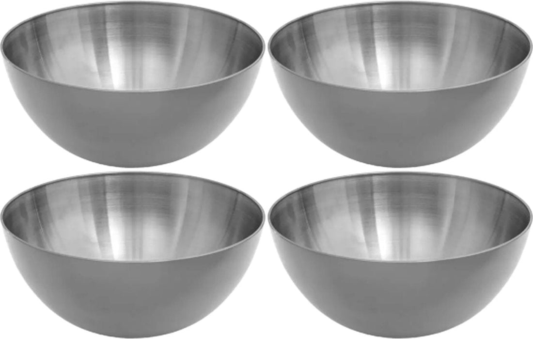 Secret de Gourmet - Salad bowls/Small bowls - Set of 10 - Stainless Steel - D13 cm