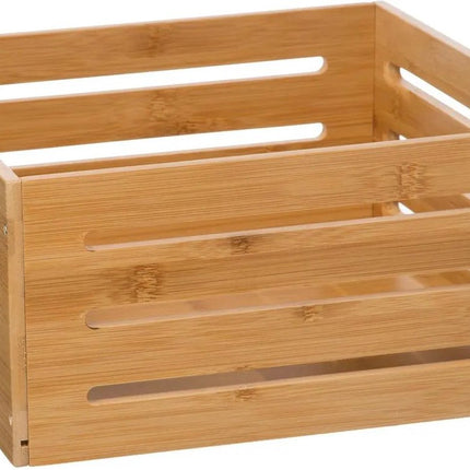 Boîte de rangement 5Five caisses à fruits - structure ouverte - marron clair - bois - L31 x l31 x H15 cm - Décoration maison et jardin - Caisses/coffres