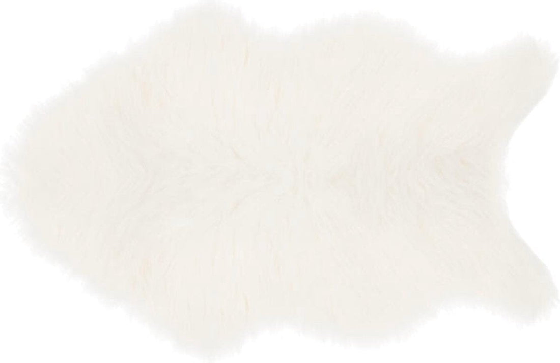 Atmosphera Kids Faux Fur Rug - 60 x 90 cm - White