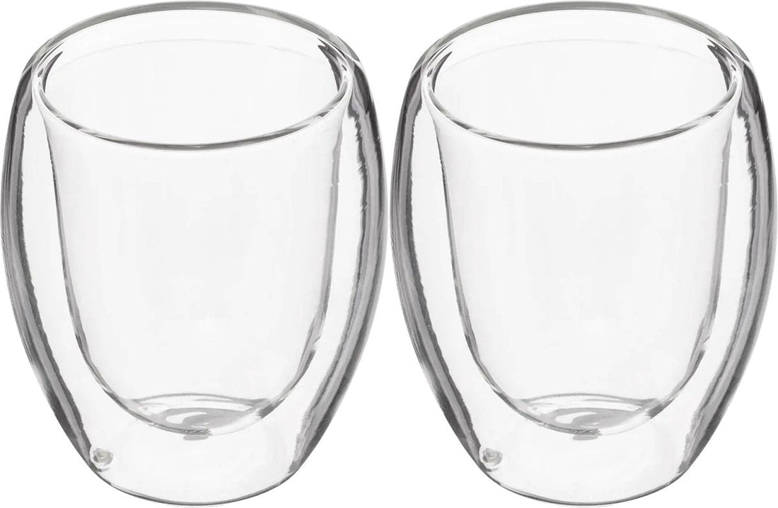 Secret de Gourmet Espresso Cups - 2 pcs - double-walled glass - 70 ml - ristretto cups