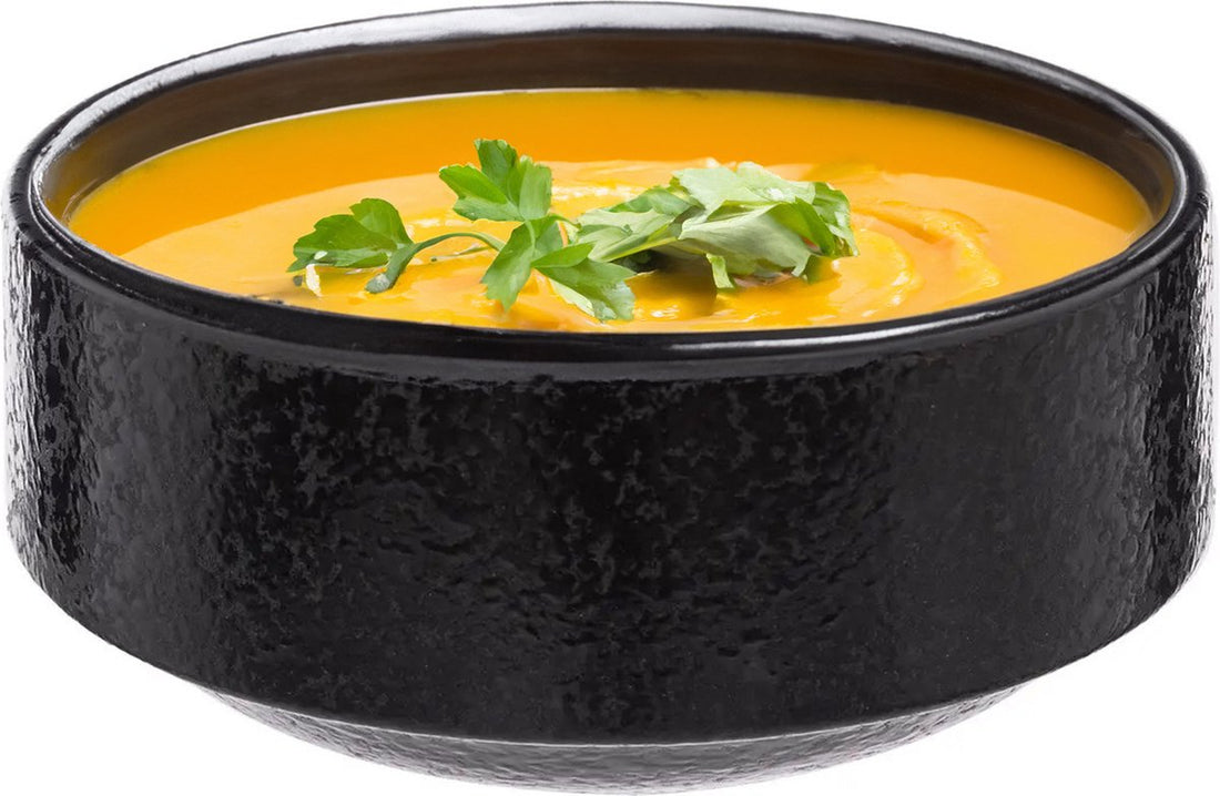 Secret de Gourmet Soup Bowls / Serving Dishes - Loft - Ceramic - D15 x H7 cm - Anthracite - Stackable