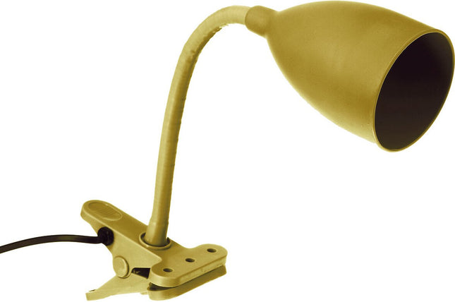 Atmosphera lampe de bureau à pince - Design Light Classic - jaune ocre - H43 cm - Lampe de lecture