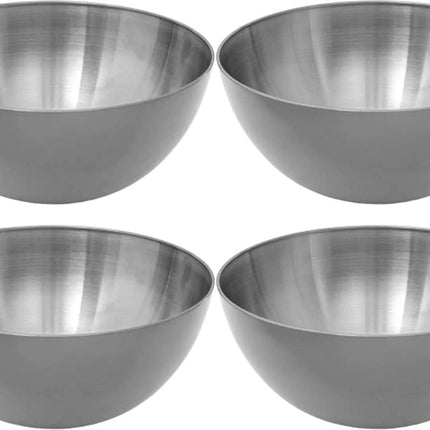 Secret de Gourmet - Bols à salade/Petits bols - Lot de 8 - Inox - D19 cm