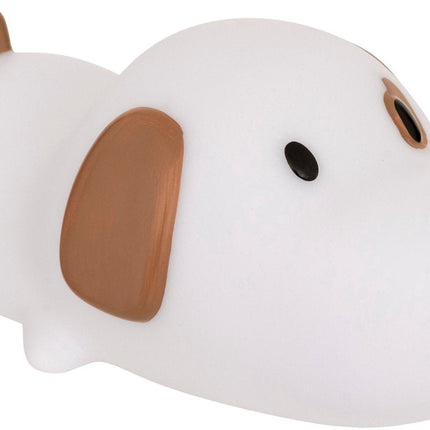 Atmosphera Kids Veilleuse Chien Scott - 16x9x7cm - Fonctionne sur piles - Blanc