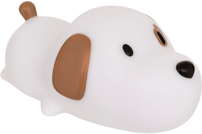 Atmosphera Kids Veilleuse Chien Scott - 16x9x7cm - Fonctionne sur piles - Blanc