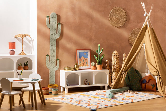 Atmosphera Kids Ensemble Table à Dessin/Table Enfant + Chaises Enfant - 58x38x43cm - Blanc
