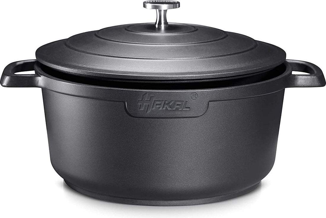 Hakal hoge braadpan met ergonomische handgrepen - 4.5 L, 24 cm ovenbestendige kookpot