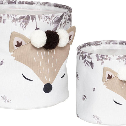 Atmosphera Kids - Lot de 2 paniers de rangement - Rangement jouets - Lot de paniers