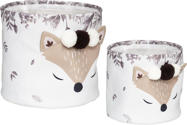 Atmosphera Kids - Lot de 2 paniers de rangement - Rangement jouets - Lot de paniers