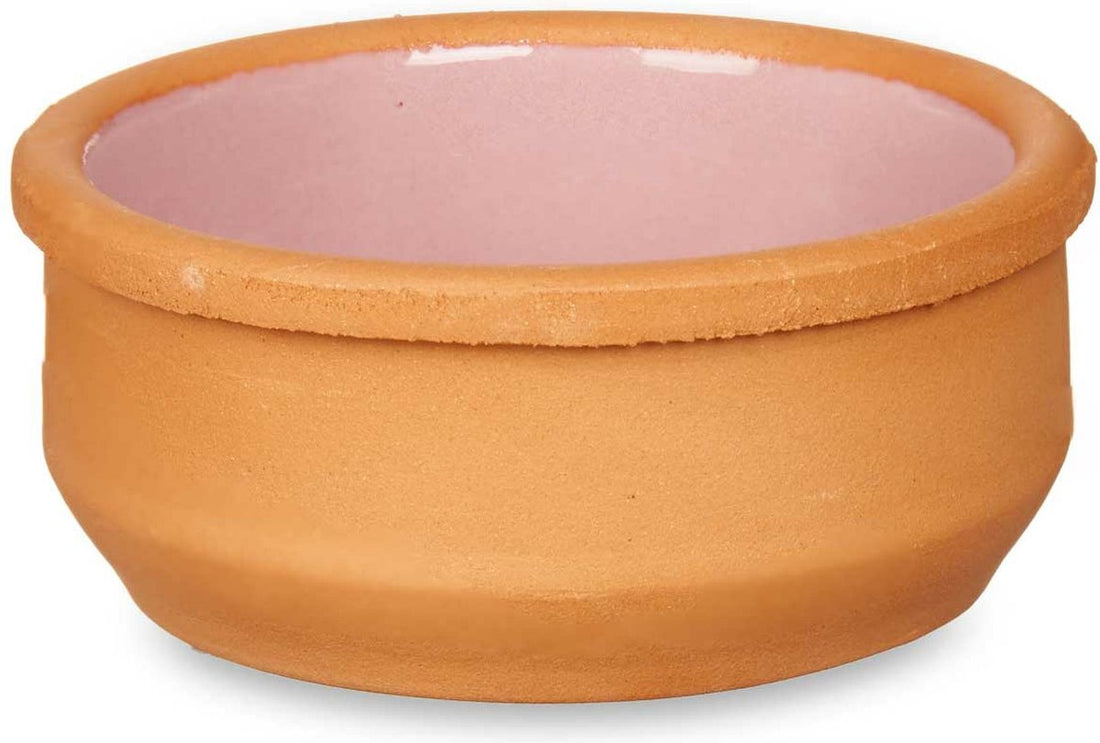 La Dehesa - Set 6x tapas / creme brulee schaaltjes terracotta / roze 8 cm