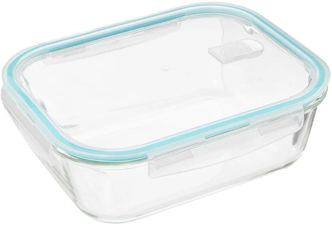 5Five glazen vershoudbakje met deksel – luchtdicht met clips, 2260 ml