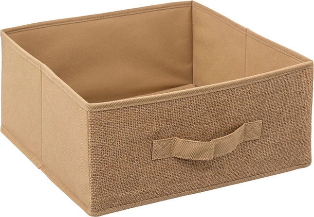 5Five Panier en jute marron - 31 x 31 x 15 cm (M)