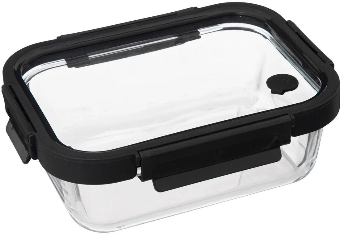 5Five vershoudbakje van glas met deksel – luchtdicht met clips, 900 ml