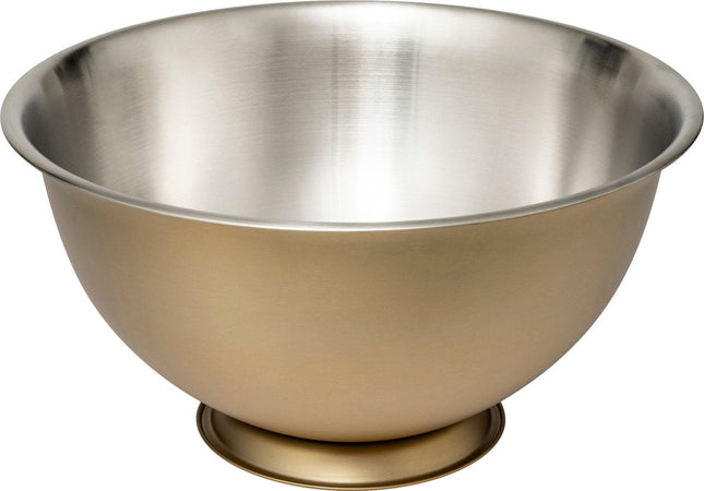 Seau à champagne et vin Secret de Gourmet - doré - acier inoxydable - 40 x 20 cm - métallique - sur pied