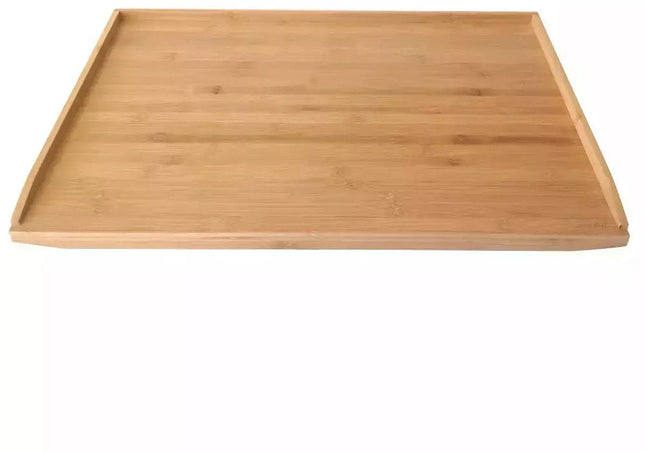 KINGHOFF KH-1683 Planche à découper et à servir en bambou | Grand format 55x43 cm | Planche à découper avec bord surélevé | Pour pâtes, pâtes et légumes