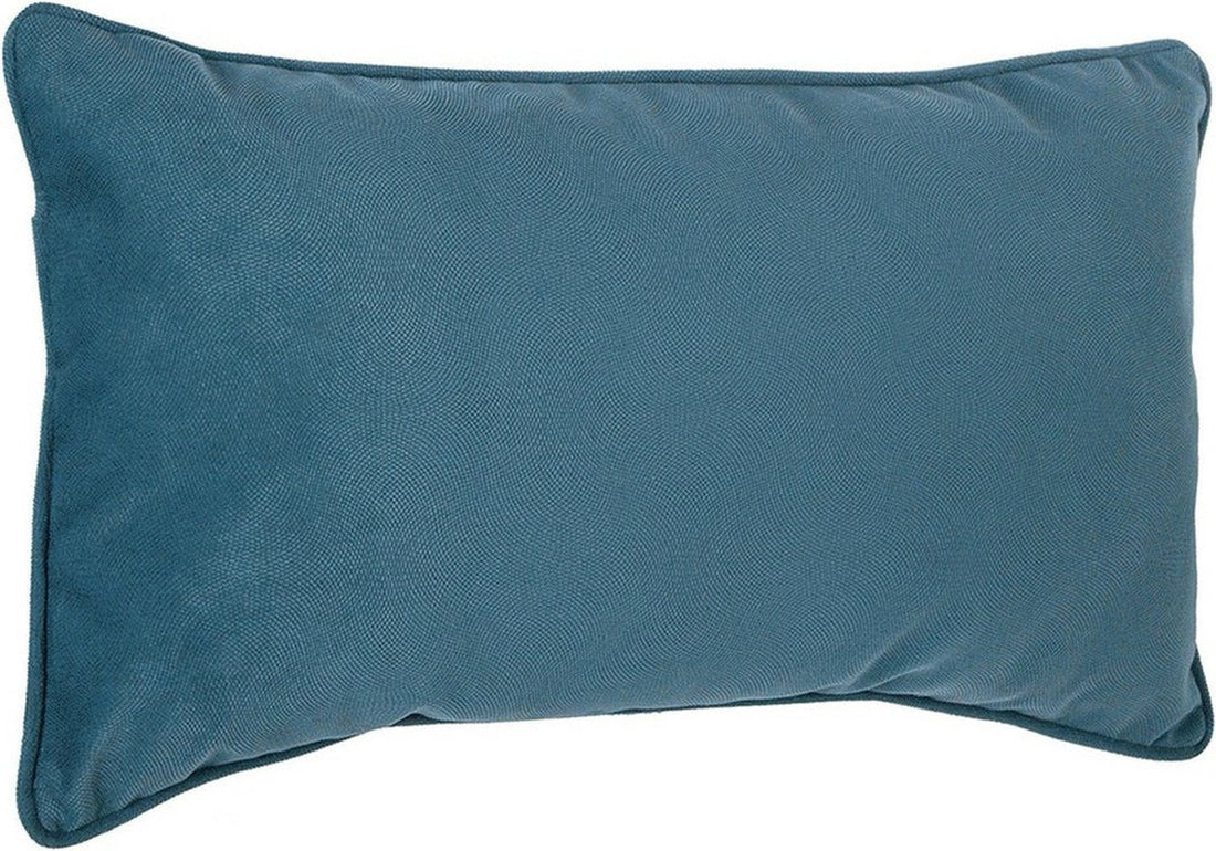 Atmosphera Sofa- / Dekokissen Wohnzimmer Sophia - 30 x 50 cm - Blau - Polyester - mit Reißverschluss
