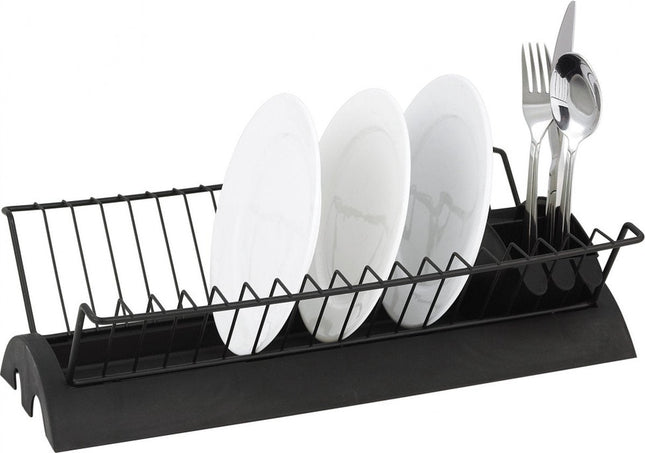 Kinghoff 1499 - afdruiprek - staal - kunststof - zwart