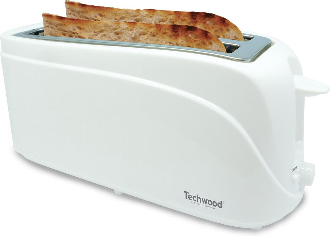 Techwood TGP502 - Long Slot Toaster - extra wide long slots