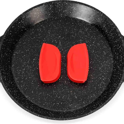 CUILINA Poêle à paella – Revêtement antiadhésif marbre allemand GREBLON - 36 cm - pour induction et toutes sources de chaleur