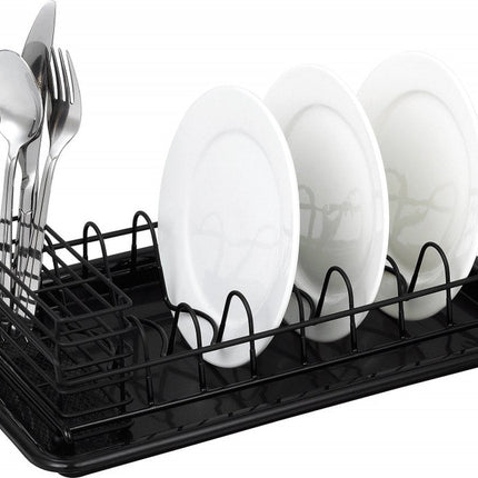 Kinghoff 1478 - Égouttoir - Égouttoir à vaisselle - Noir