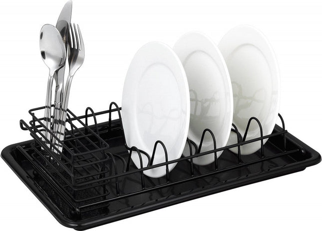 Kinghoff 1478 - Égouttoir - Égouttoir à vaisselle - Noir