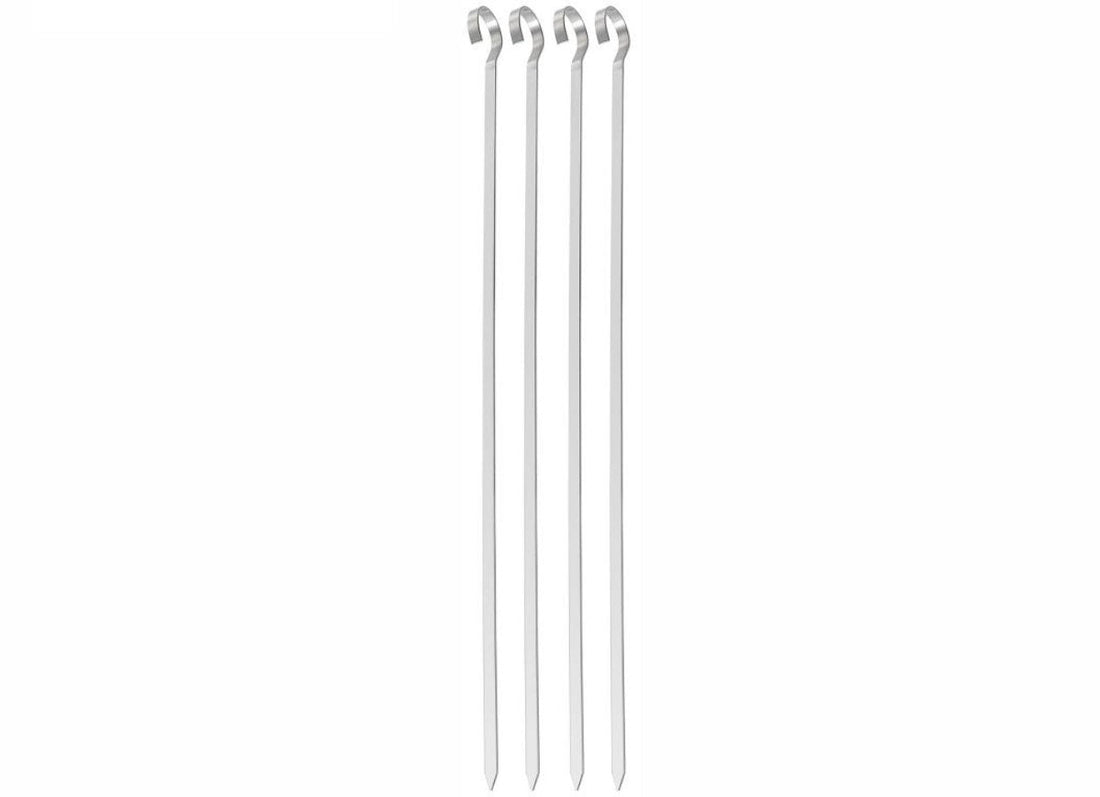 Kinghoff KH-1914 RVS BBQ Spiezen – Set van 4 – 35,8 cm