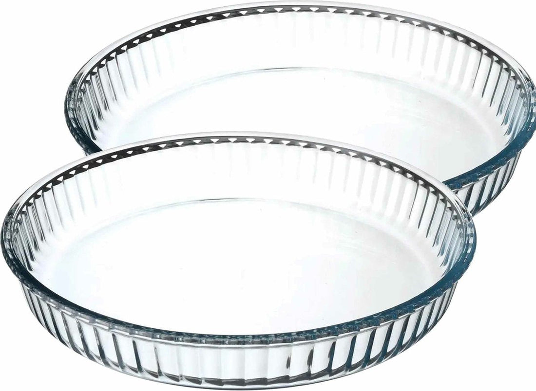 Secret de Gourmet ronde ovenschaal glas – set van 2, Ø 32 x 5 cm