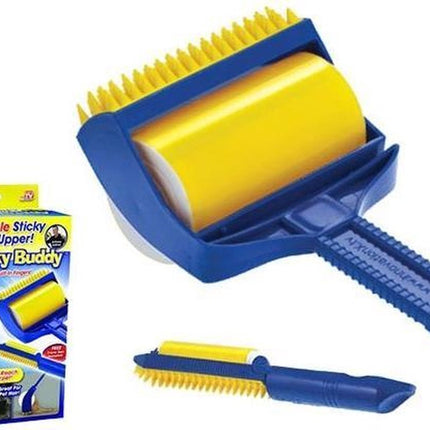Sticky Buddy - Herbruikbare Afwasbare Kledingroller + 1x gratis opvouwbare reis kledingroller - Zeer geschikt voor de haren van hond en kat
