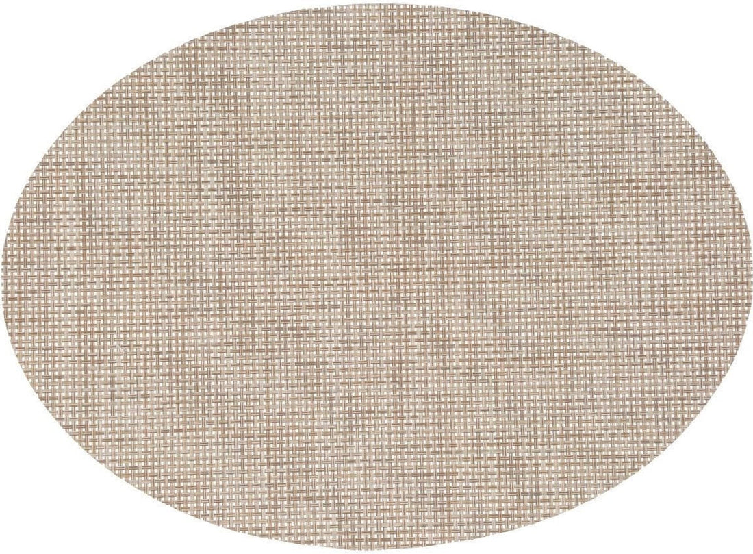Secret de Gourmet ovale placemat Maoli – naturel, kunststof, 48 x 35 cm